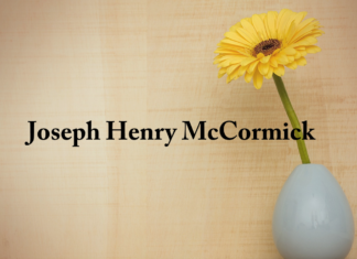 Obituary: Joseph Henry McCormick