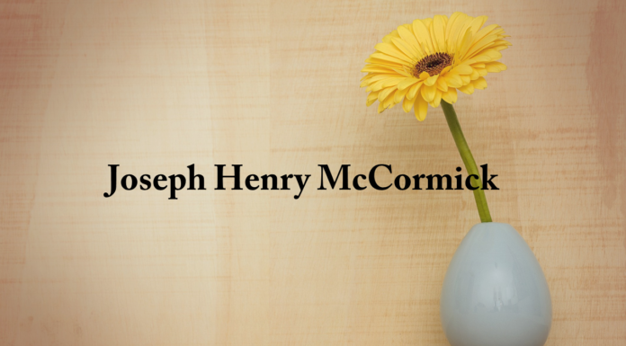 Obituary: Joseph Henry McCormick