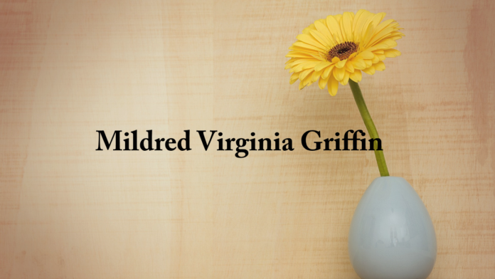 Mildred Virginia Griffin