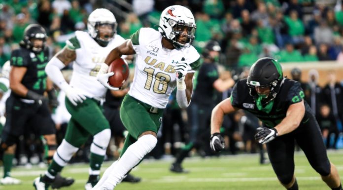 Back-to-Back! UAB wins West Division with 26-21 victory at North Texas