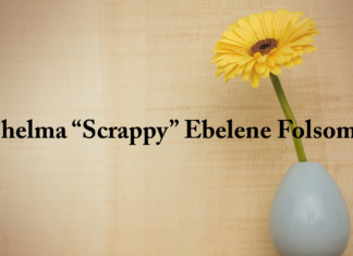 Obituary: Thelma “Scrappy” Ebelene Folsom