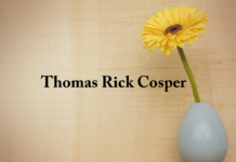 Obituary: Thomas Rick Cosper