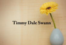 Obituary: Timmy Dale Swann