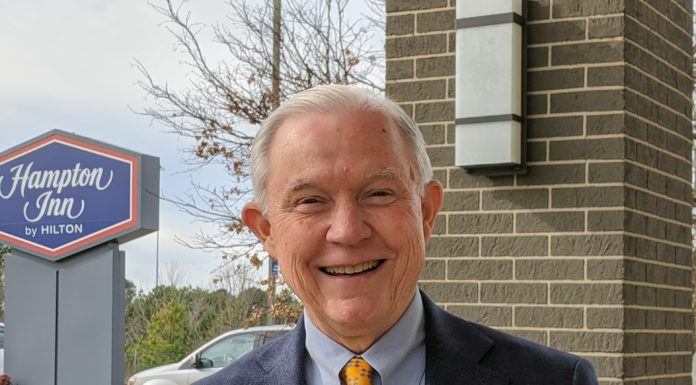 Former U.S. AG Jeff Sessions visits Cullman on sweep through north Alabama