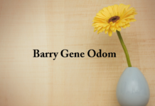 Obituary: Barry Gene Odom