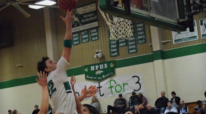 PREP BASKETBALL:Chaney’s record-setting night leads Holly Pond past Vinemont 93-83, Lady Broncos handle Lady Eagles 55-31