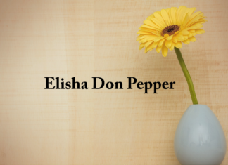 Obituary: Elisha Don Pepper