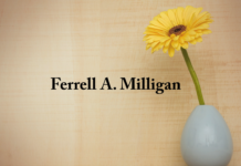 Obituary: Ferrell A. Milligan
