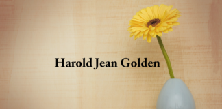 Obituary: Harold Jean Golden