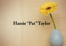 Obituary: Hassie “Pat” Taylor
