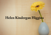 Obituary: Helen Kindergan Higgins