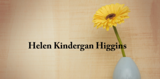 Obituary: Helen Kindergan Higgins