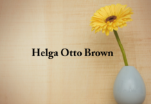 Obituary: Helga Otto Brown