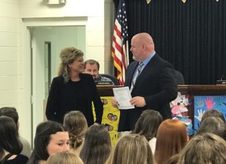 City school board recognizes members, faculty, athletes