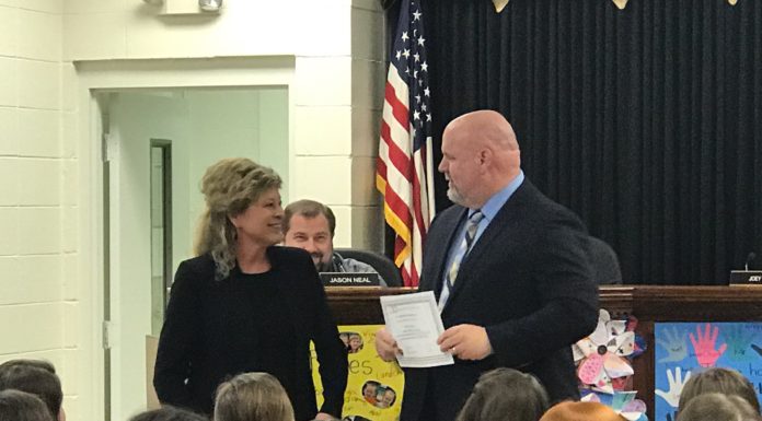 City school board recognizes members, faculty, athletes