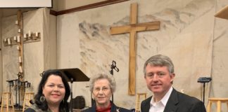 Sarah Hicks receives William O. Buettner Service Above Self Award