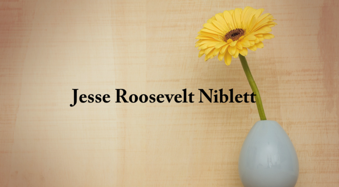 Obituary: Jesse Roosevelt Niblett