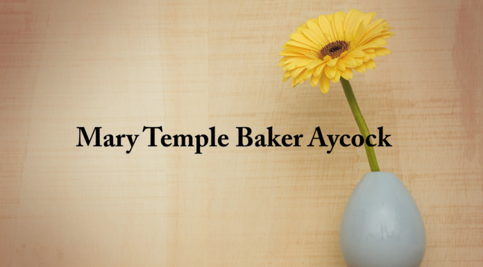 Obituary: Mary Temple Baker Aycock