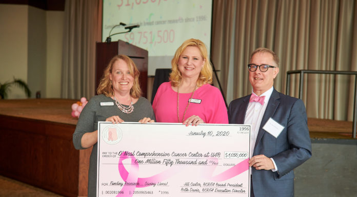 BCRFA donates $1.05M to UAB’s O’Neal Comprehensive Cancer Center