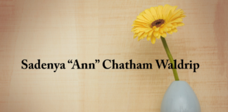 Obituary: Sadenya “Ann” Chatham Waldrip