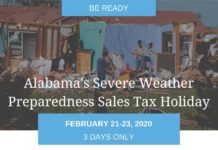 Severe Weather Preparedness Sales Tax Holiday this weekend