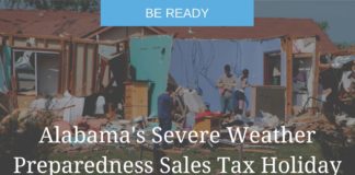 Severe Weather Preparedness Sales Tax Holiday this weekend