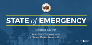 Gov. Ivey issues State of Emergency to aid in Alabama flooding recovery efforts