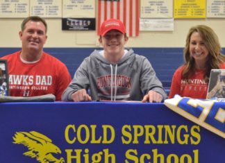 PREP FOOTBALL: Cold Springs’ Burgess signs with Huntingdon