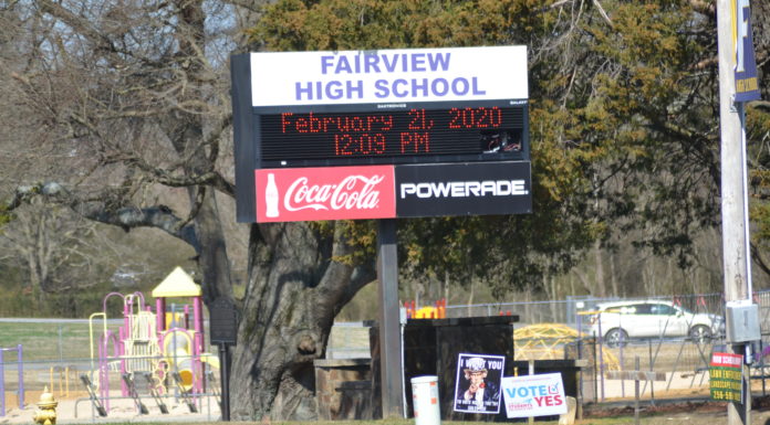 Merrill: Signs regarding 1-cent tax improperly placed around schools