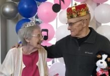 Westminster residents enjoy Valentine’s Day sock hop