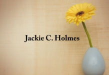 Obituary: Jackie C. Holmes