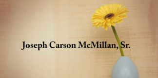 Obituary: Joseph Carson McMillan, Sr.