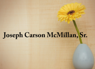 Obituary: Joseph Carson McMillan, Sr.