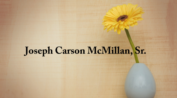 Obituary: Joseph Carson McMillan, Sr.