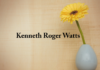 Obituary: Kenneth R. Watts
