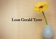 Obituary: Leon Gerald Tyree