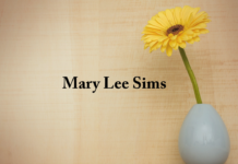 Obituary: Mary Lee Sims