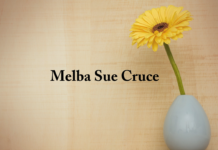 Obituary: Melba Sue Cruce