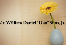 Obituary: William Daniel “Dan” Sims, Jr.