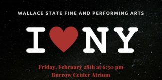 Wallace State Fine and Performing Arts ‘I Love NY’ dinner show, art sale Feb. 28