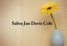 Obituary: Sabra Jan Davis Cole