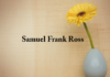 Obituary: Samuel Frank Ross