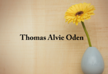 Obituary: Thomas Alvie Oden