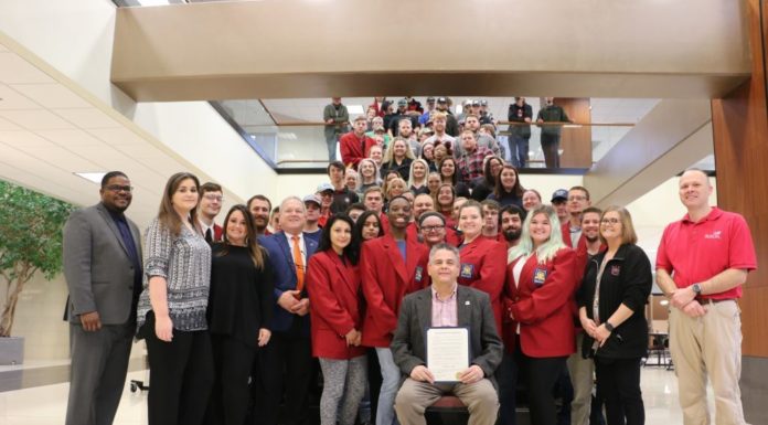 Wallace State celebrates SkillsUSA Week with proclamation from Nail