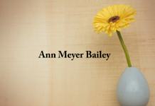 Obituary: Ann Meyer Bailey
