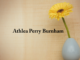 Obituary: Athlea Perry Burnham