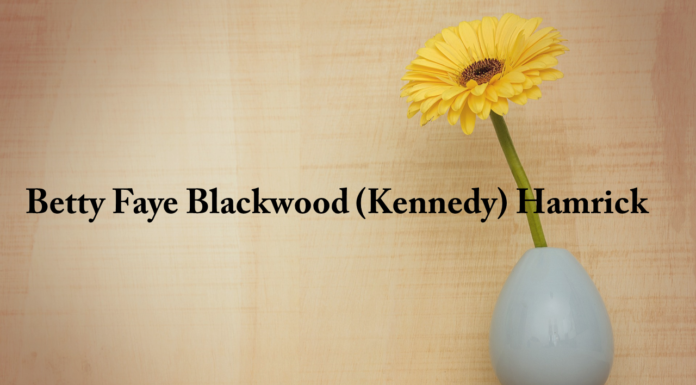 Obituary: Betty Faye Blackwood (Kennedy) Hamrick