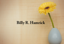 Obituary: Billy R. Hamrick