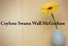 Obituary: Coylene Swann Wall McGeehon