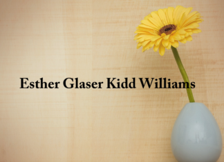 Obituary: Esther Glaser Kidd Williams